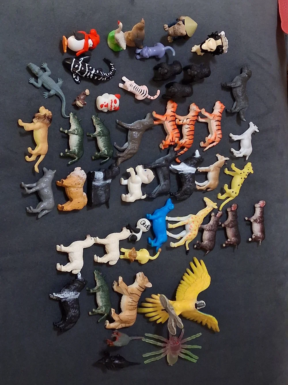 Miniature Animal Toy Lot - Mixed Colors